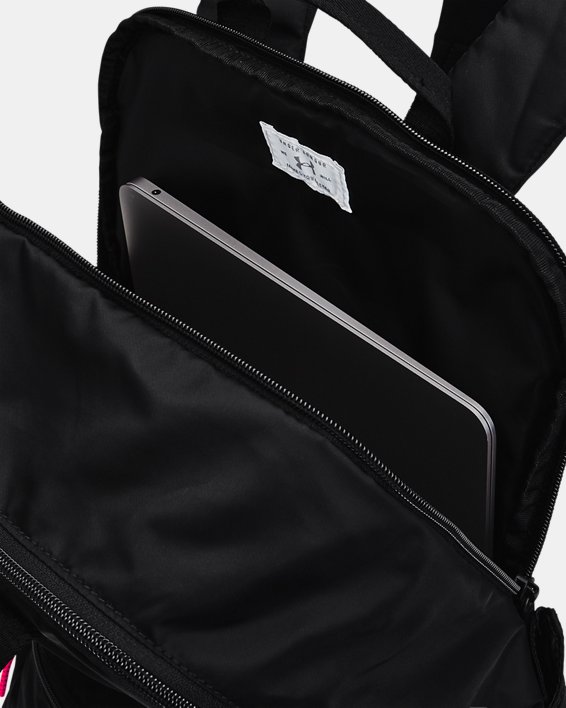 Women's UA Essentials Backpack, Black, pdpMainDesktop image number 4